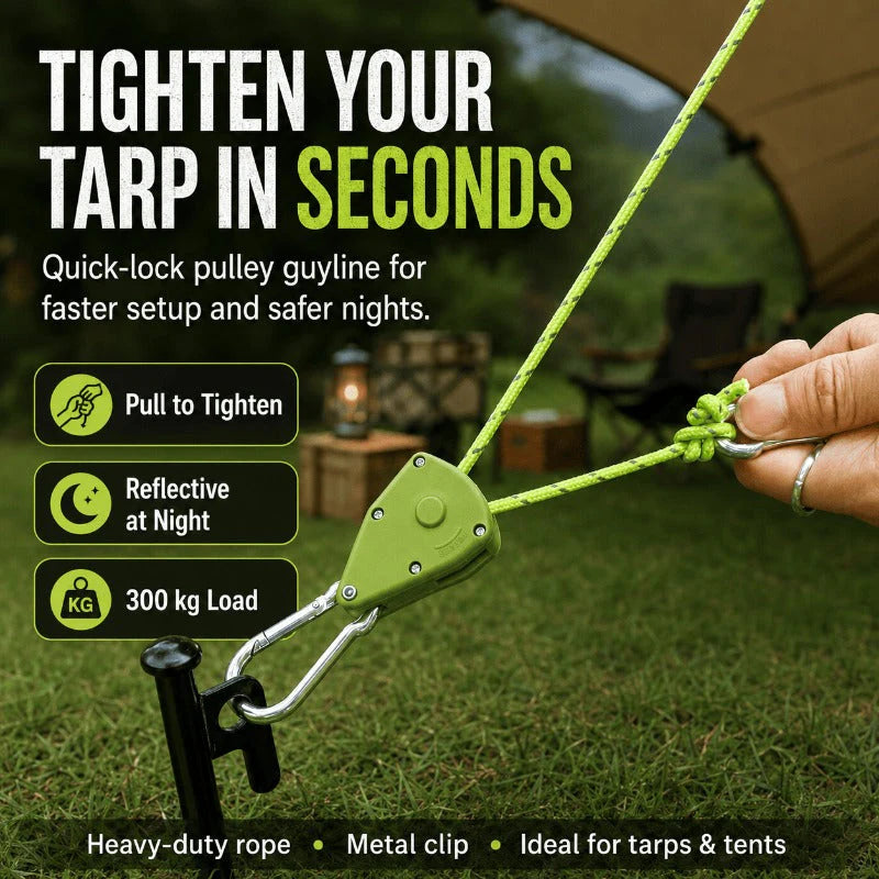 Quick Reflective Camping Rope