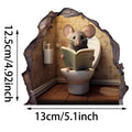 Realistic 3D Mouse Hole Decal