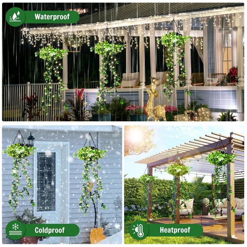 Realistic Faux Ivy Glow